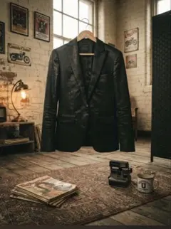 DSQUARED2 テーラードジャケット ブラック ラメ 44 イタリア製