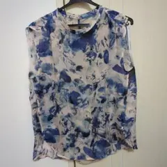 ノースリーブ　シースルー　ブラウス　トゥモローランド