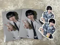 【大西流星】なにわ男子HARD WORK ファミクラストア限定 トレカ シール