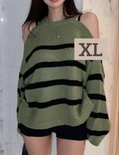 【SHEIN】 オフショルダー長袖ニット