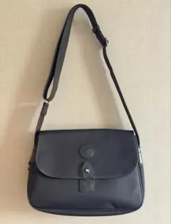 【美品】HUNTING WORLD ショルダーバッグ 黒サファリロゴ ビンテージのサムネイル