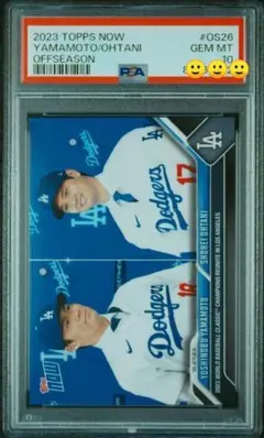 PSA10満点☺️ 山本 由伸 & 大谷 翔平 ドジャース入団会見 コラボカード