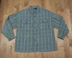 90s Patagonia パタゴニア ヘビーフランネルシャツ サニーストライプ