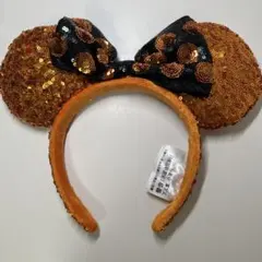 香港ディズニー　ミニーカチューシャ ハロウィン