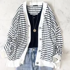 美品♪ジャーナルスタンダード 洗える UVカーディガン ゆったり Vネック