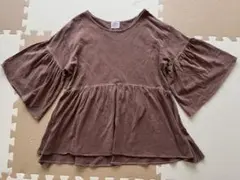 COEN ブラウン フレアスリーブ Tシャツ Mのサムネイル