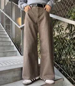 ブラウン デニム