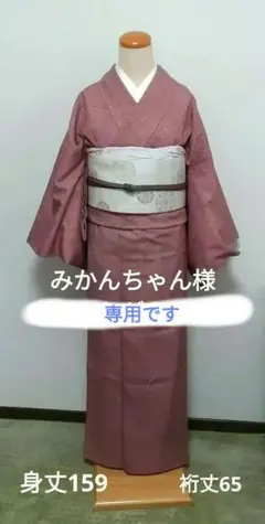 単　小紋　サマーウール　江戸小紋柄　リユース　みかんちゃん様専用