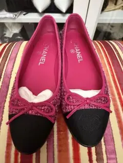 CHANEL シャネル パール パンプス ツイード 37.5 - メルカリ