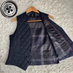ブラックレーベルクレストブリッジ メガチェック ダウンベスト 近年モデル M