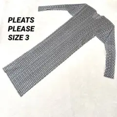 21aw PLEATS PLEASEプリーツ加工 長袖ワンピース - メルカリ