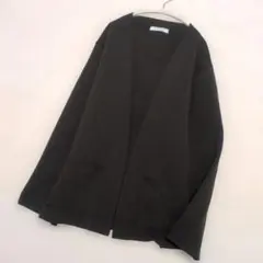 JOURNAL STANDARD美品 ポリエステル ニット カーディガン 黒 S
