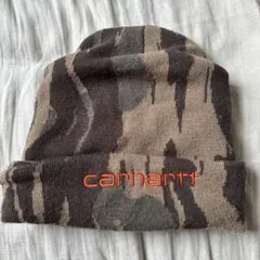 Carhartt ニット帽 ビーニー カモ柄のサムネイル