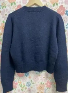 ネイビー クルーネック セーター 40サイズ