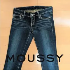 MOUSSY　スキニーデニムパンツ　24インチ　美品