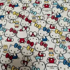 ハローキティ柄生地 はぎれ　オックス生地