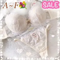 2/15再販セール❣️エレガンスフラワー♥️ブラジャーTバックセット✨エメフィール系