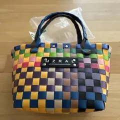 多色編み込みトートバッグ