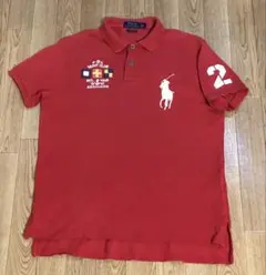 ポロラルフローレン 半袖ポロシャツ ビッグポニー モスクワ 近年 レッド S ポロラルフローレン 半袖ポロシャツ ビッグポニー モスクワ 近年