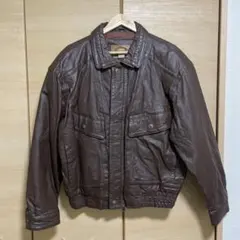 St. John's Bay レザー ジャケット L ブラウン