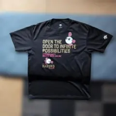 春高2017バレーボールTシャツXO 黒 バボちゃん