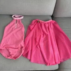 新品未使用フラダンス用セロファンスカートスパンコールトップスパンツ