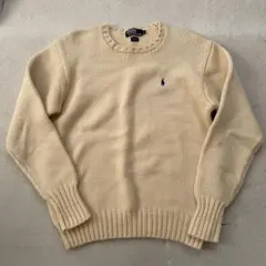 【POLO RALPH LAUREN】90s ヴィンテージ 肉厚 ニットセーター