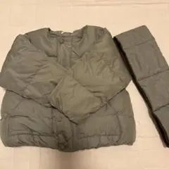 lycée mine ダウンコート 100cm グレー