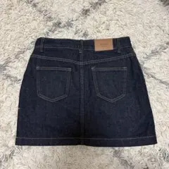 ダークデニム Aラインスカート 韓国