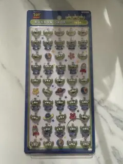 ボンボンドロップシール　ディズニー　mini リトルグリーンメン