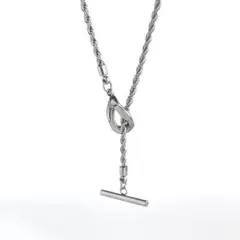 ☆新品　ロープチェーン 喜平マンテル ネックレス ステンレス 316L アンカー