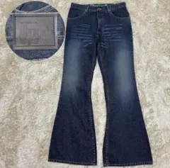 【超激レア】 リーバイス　シルバータブ　フレア　デニムパンツ　90s 濃紺