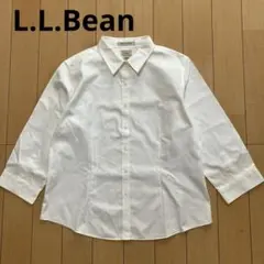 L.L.Bean エルエルビーン　シャツ　ホワイト　Lサイズのサムネイル