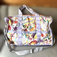 PEZ 綿素材ボストンバッグ