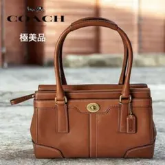 新品級✨Coach Vintage Hampton Brown Leather