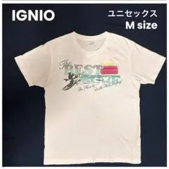 【1度着用】イグニオ　サーフィンミッキー　白Tシャツ　ディズニー　ユニセックスのサムネイル