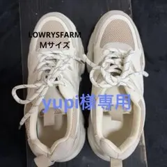 厚底スニーカー　Ｍサイズ 白　LOWRYSFARMのサムネイル