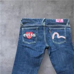 evisu‼️フレアデニムパンツレディースdonna 26×32即発送 値下げ可能のサムネイル