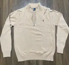 ⭐︎ポロ・ラルフ・ローレン ベージュセーター　（Lサイズ）【used】