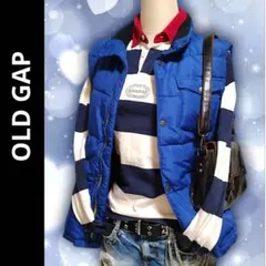 名作 ギャップ ダウンベスト ブルー 90's 平成ギャル y2k アメカジ