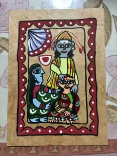 インド　絵画　アンティーク　マンダラ　美術品　額付き インド 絵画 アンティーク マンダラ 美術品 額付き 【公式通販】