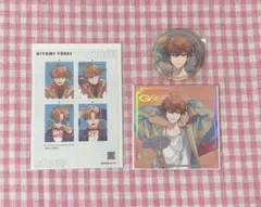 にじさんじ　北見遊征　証明写真　缶バッジ　ホログラムカード