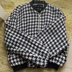 ZARA ネイビー ホワイト ジャケット　ブルゾン