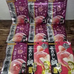 忍者めし 鉄の鎧 ピーチ味 鋼　ピーチ味　まとめ売り　9袋　UHA味覚糖