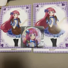 アイカツ！ プリパラ ソフィー ポストカードと缶バッジセット
