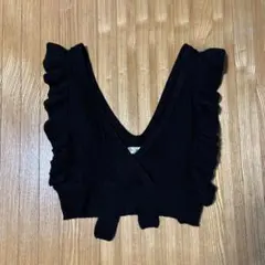 ParAvion パラビオン ニットベスト リボン