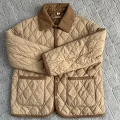 UNIQLO ベージュ キルティングジャケット サイズ120
