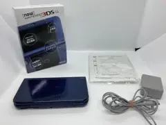【箱付き】Newニンテンドー3DS LL メタリックブルー 本体 充電器