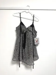 ヒョウ柄キャミソール