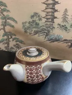 九谷焼 金花詰 急須 幸洋窯 - メルカリ